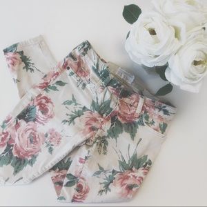 Current Elliot Haystack Floral Stiletto Crop